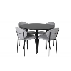 Rundt Spisebordssæt Plaza med stole Vault