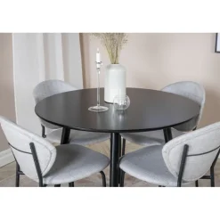 Rundt Spisebordssæt Plaza med stole Vault