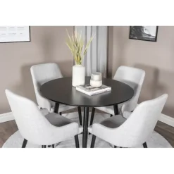 Rundt Spisebordssæt Plaza med stole Plaza