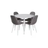 Rundt Spisebordssæt Plaza med stole Polar