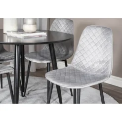 Rundt Spisebordssæt Plaza med stole Polar