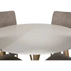 Rundt Spisebordssæt Plaza med stole Windu