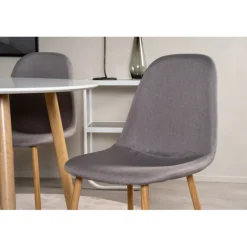 Rundt Spisebordssæt Plaza med stole Polar