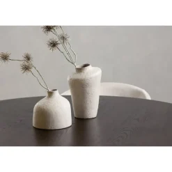 Rundt Spisebordssæt Sten med stole Berit - Beige og Mocca