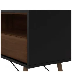 Ry Tvbord - Valnødlook/Mat Sort