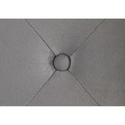 SABRINA velourseng 160x200cm - Grå