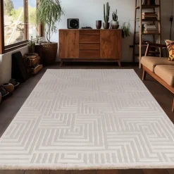 Sahara Indendørs tæppe 3D - Beige