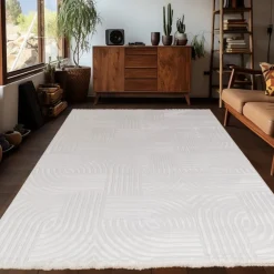 Sahara Indendørs tæppe 3D - Creme