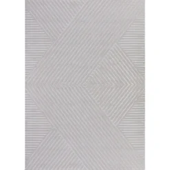 Sahara Indendørs tæppe 3D - Sølv