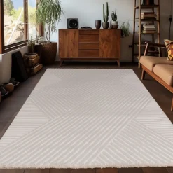 Sahara Indendørs Tæppeløber 3D - Beige