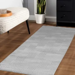 Sahara Indendørs Tæppeløber 3D - Sølv