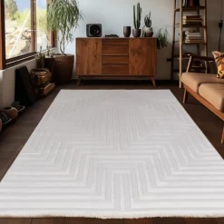 Sahara Indendørs Tæppeløber 3D - Creme