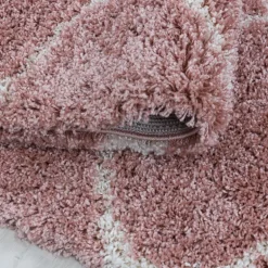 Salsa Shaggy tæppe Skandinavisk - Rosa