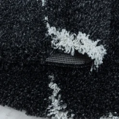 Salsa Shaggy tæppe Skandinavisk - Antracit