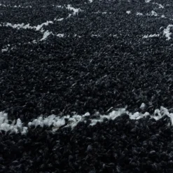 Salsa Shaggy tæppe Skandinavisk - Antracit