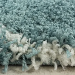 Salsa Shaggy tæppe Skandinavisk - Blå