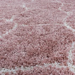 Salsa Shaggy Tæppeløber Skandinavisk - Rosa