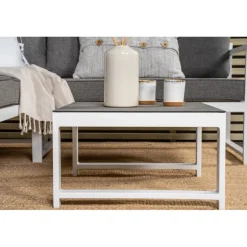 Salvador Have Hjørnesofa Sæt - Grå,Hvid