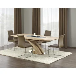 SANDOR Spisebord med udtræk - Sonoma eg.