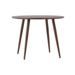 Sanford - 100x75 Rundt spisebord - Mørkebrun