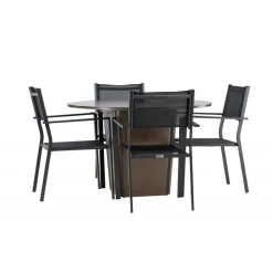 Santa Fe Rund Loungesæt - Havemøbelsæt