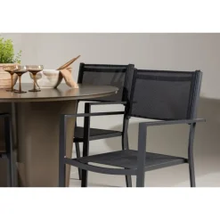 Santa Fe Rund Loungesæt - Havemøbelsæt