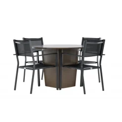 Santa Fe Rund Loungesæt - Havemøbelsæt