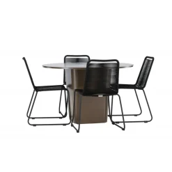 Santa Fe Rund Loungesæt - Havemøbelsæt