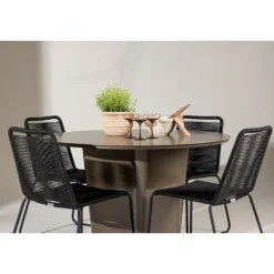 Santa Fe Rund Loungesæt - Havemøbelsæt