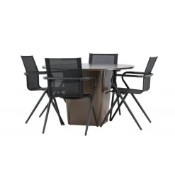 Santa Fe Rund Loungesæt - Havemøbelsæt