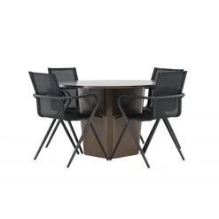 Santa Fe Rund Loungesæt - Havemøbelsæt