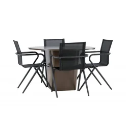 Santa Fe Rund Loungesæt - Havemøbelsæt