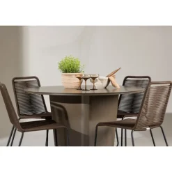 Santa Fe Rund Loungesæt - Havemøbelsæt