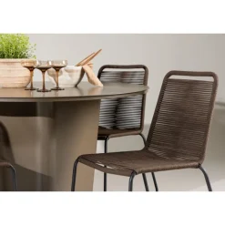 Santa Fe Rund Loungesæt - Havemøbelsæt