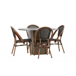 Santa Fe Rund Loungesæt - Havemøbelsæt