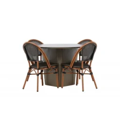 Santa Fe Rund Loungesæt - Havemøbelsæt