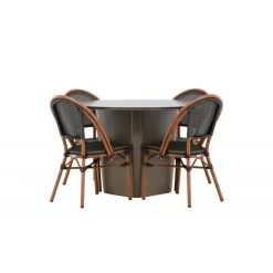 Santa Fe Rund Loungesæt - Havemøbelsæt