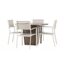 Santa Fe Rund Loungesæt - Havemøbelsæt