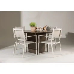 Santa Fe Rund Loungesæt - Havemøbelsæt