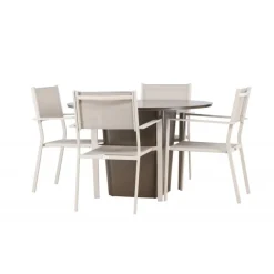 Santa Fe Rund Loungesæt - Havemøbelsæt