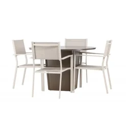 Santa Fe Rund Loungesæt - Havemøbelsæt