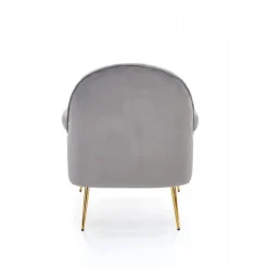SANTI Lænestol Grå/Guld