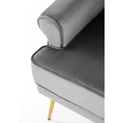 SANTI Lænestol Grå/Guld