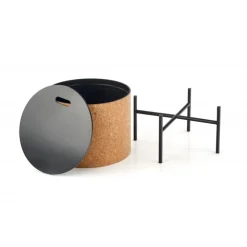 SASHA, sofabord, Naturlig - Sort