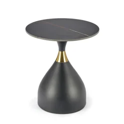 SCALITA sofabord, Sort marmor / Sort / guld