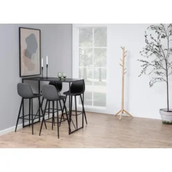 Seaford barbord 120 x 60 cm - Sort