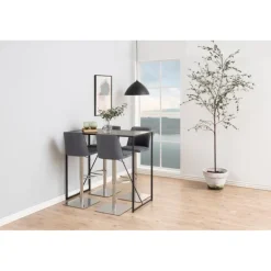 Seaford barbord 120 x 60 cm - Sort