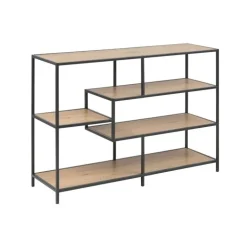 Seaford bogreol m. 3 hylder - Vild eg