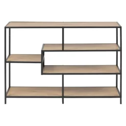 Seaford bogreol m. 3 hylder - Vild eg