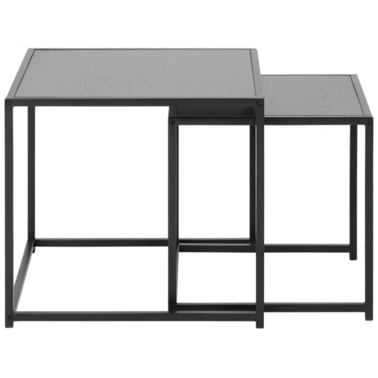 Seaford indskudsbord sort MDF